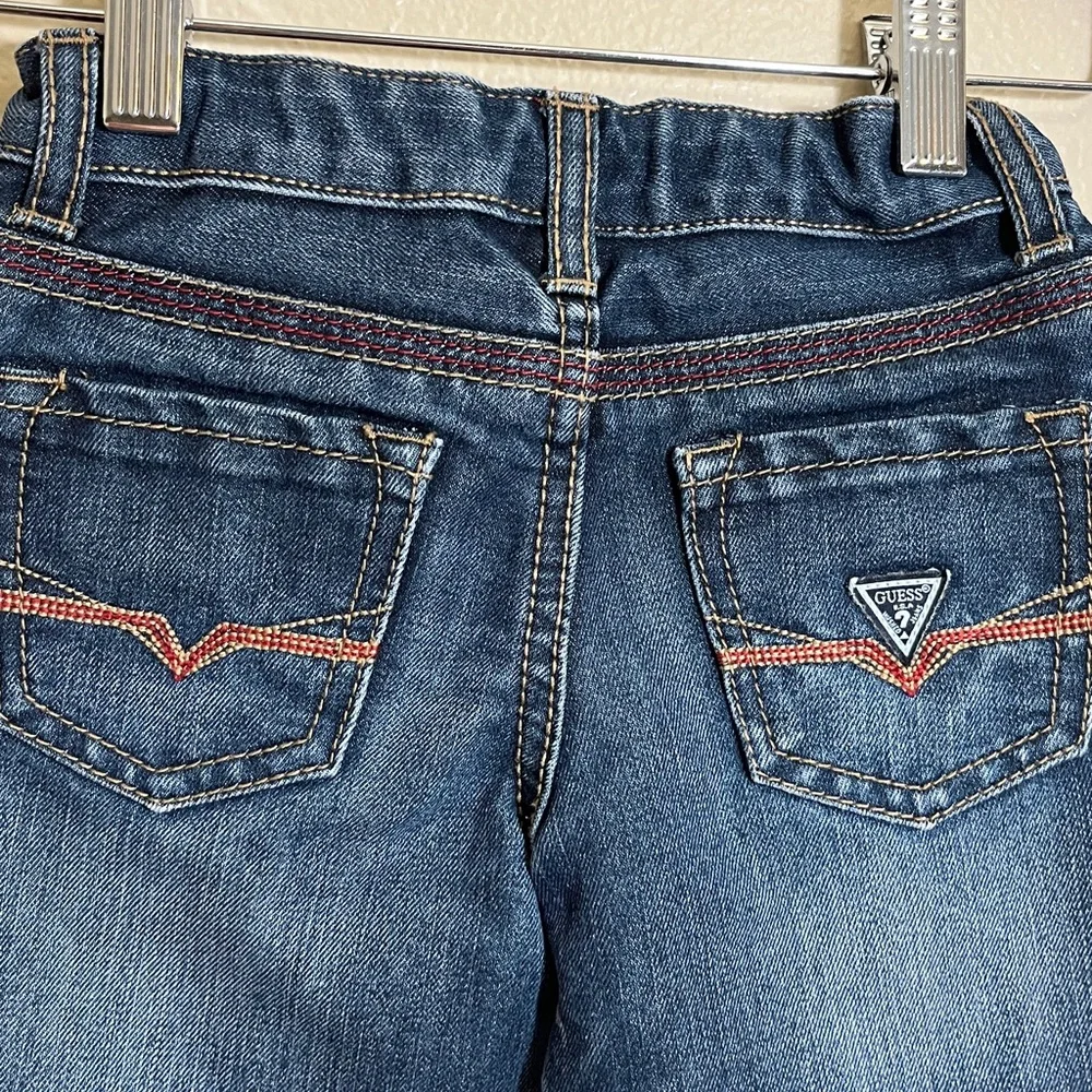 Guess Kids Blue Jeans with Embroidered 81